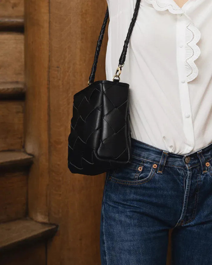 bembien / alix bag - grande weave - caramel