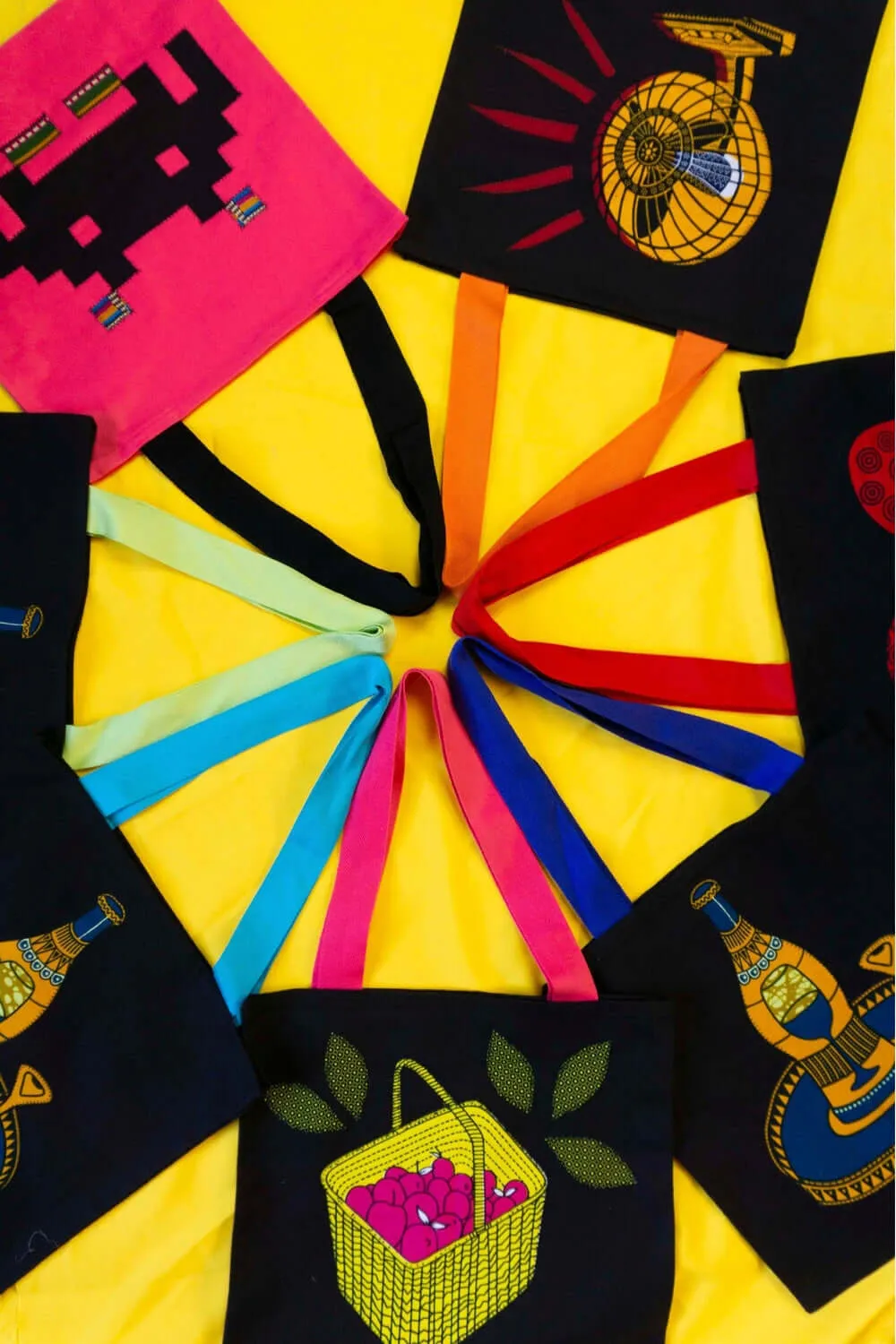 Biggest Fan Ankara Tote Bag