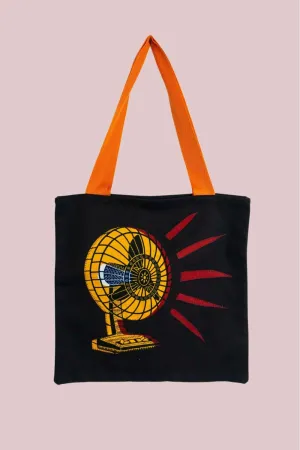Biggest Fan Ankara Tote Bag