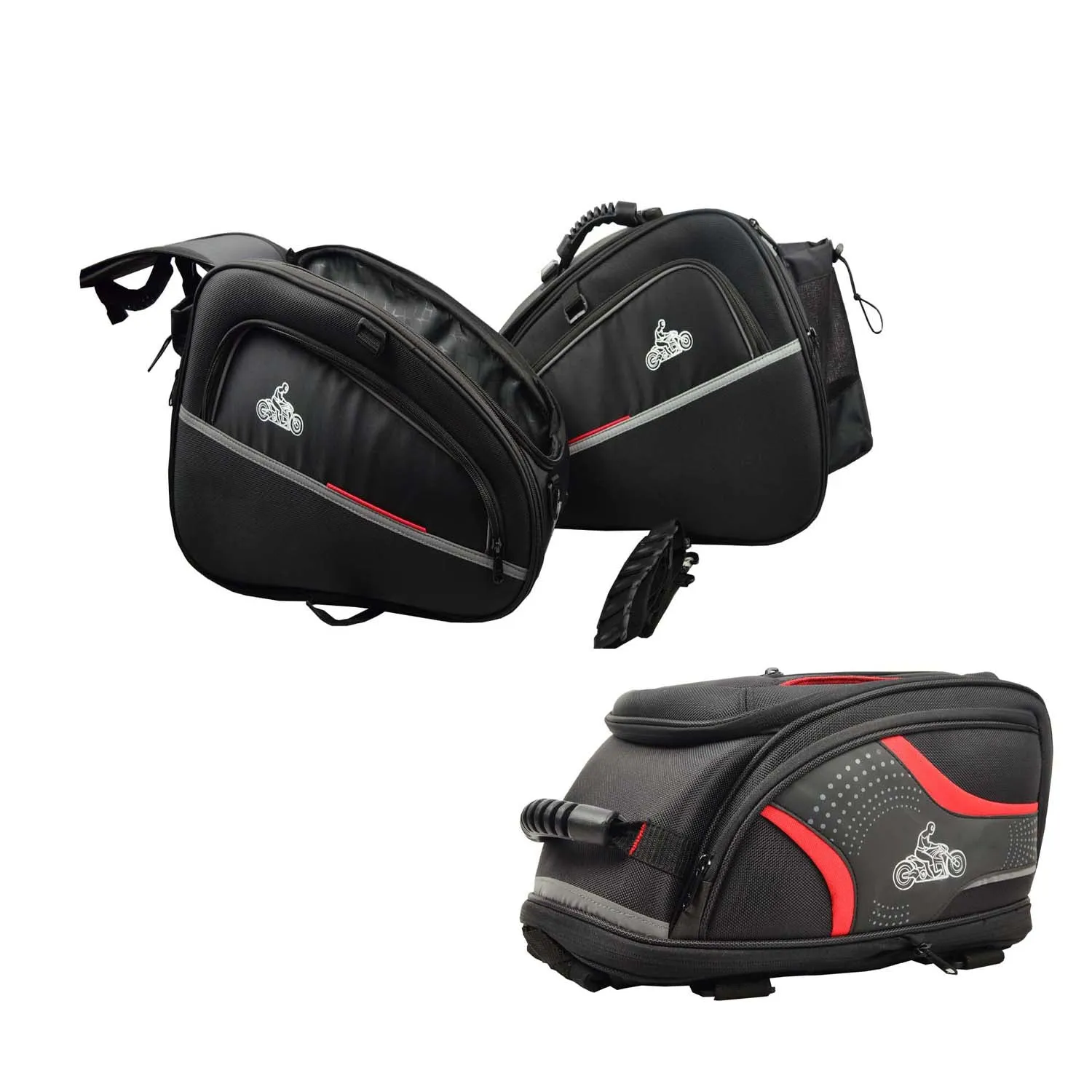Bike Riding Side Saddle bag with tank Bag Touring Bag