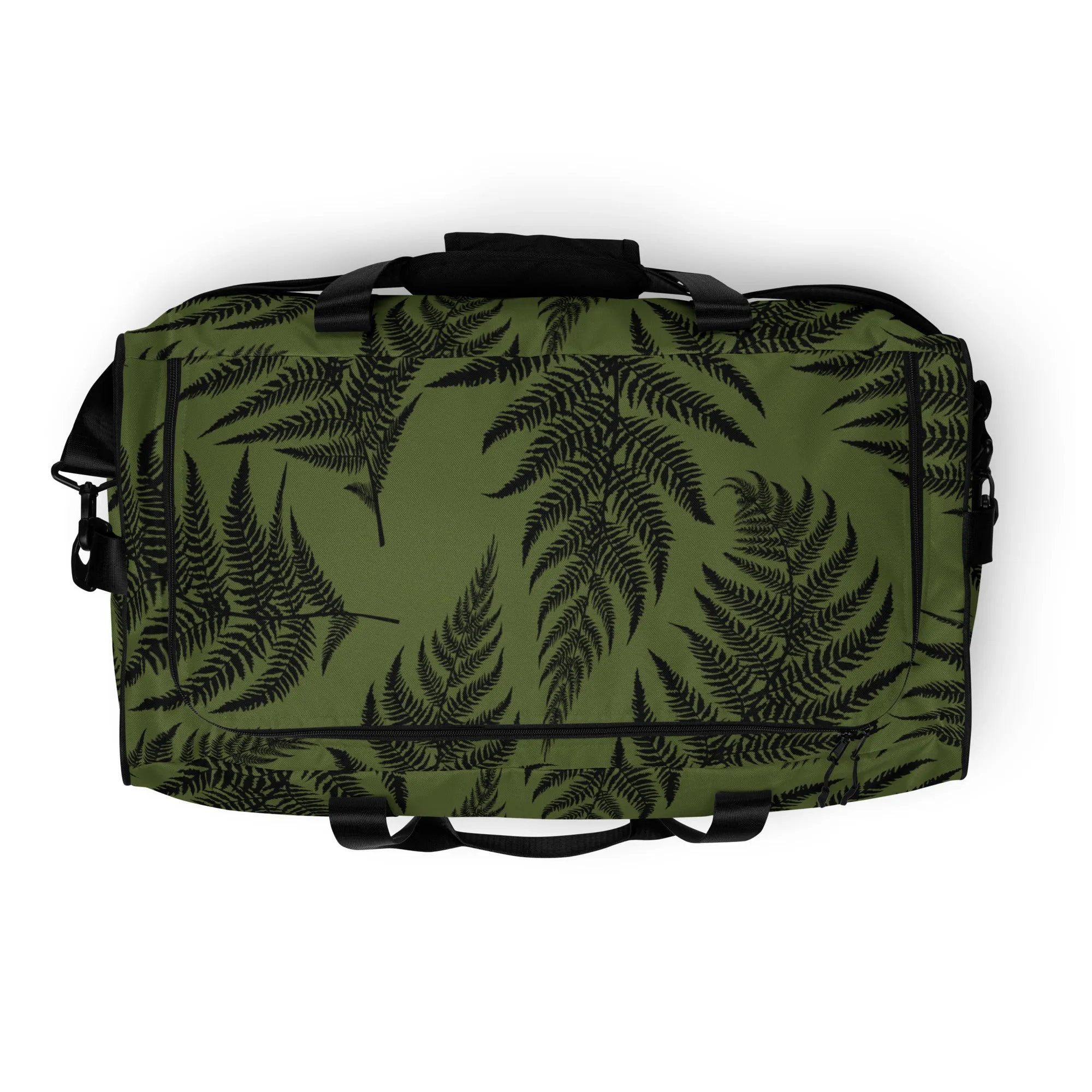 Black Fern 50L Square Duffel Bag