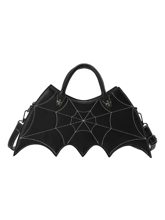 Black Lolita Bag PU Leather PU Leather Handbag Lolita Accessories