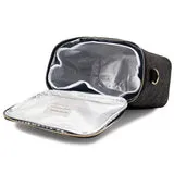 BLACK PAPER - GOLD SPLATTER LUNCH POCHE