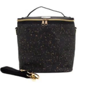BLACK PAPER - GOLD SPLATTER LUNCH POCHE