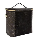 BLACK PAPER - GOLD SPLATTER LUNCH POCHE