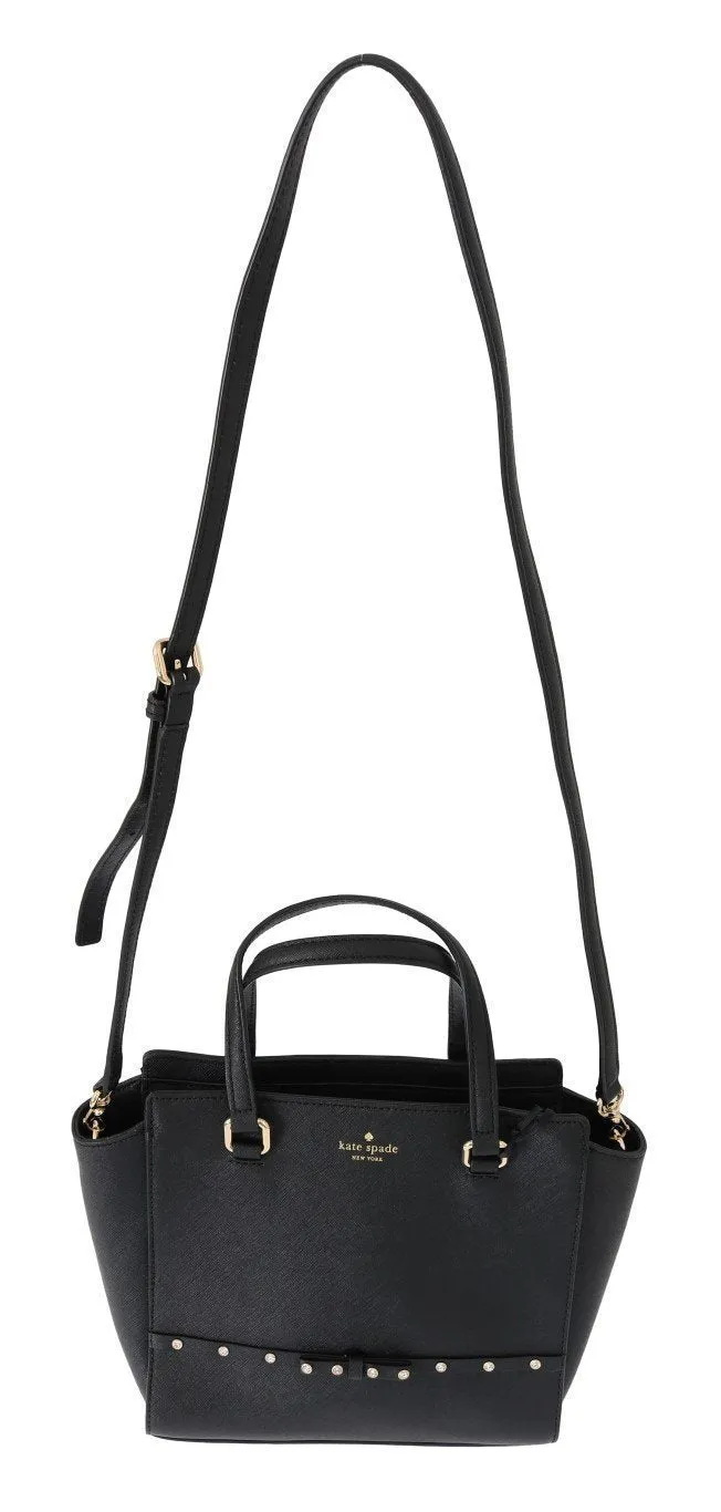 Black SMALL HANDLEE Leather Handbag