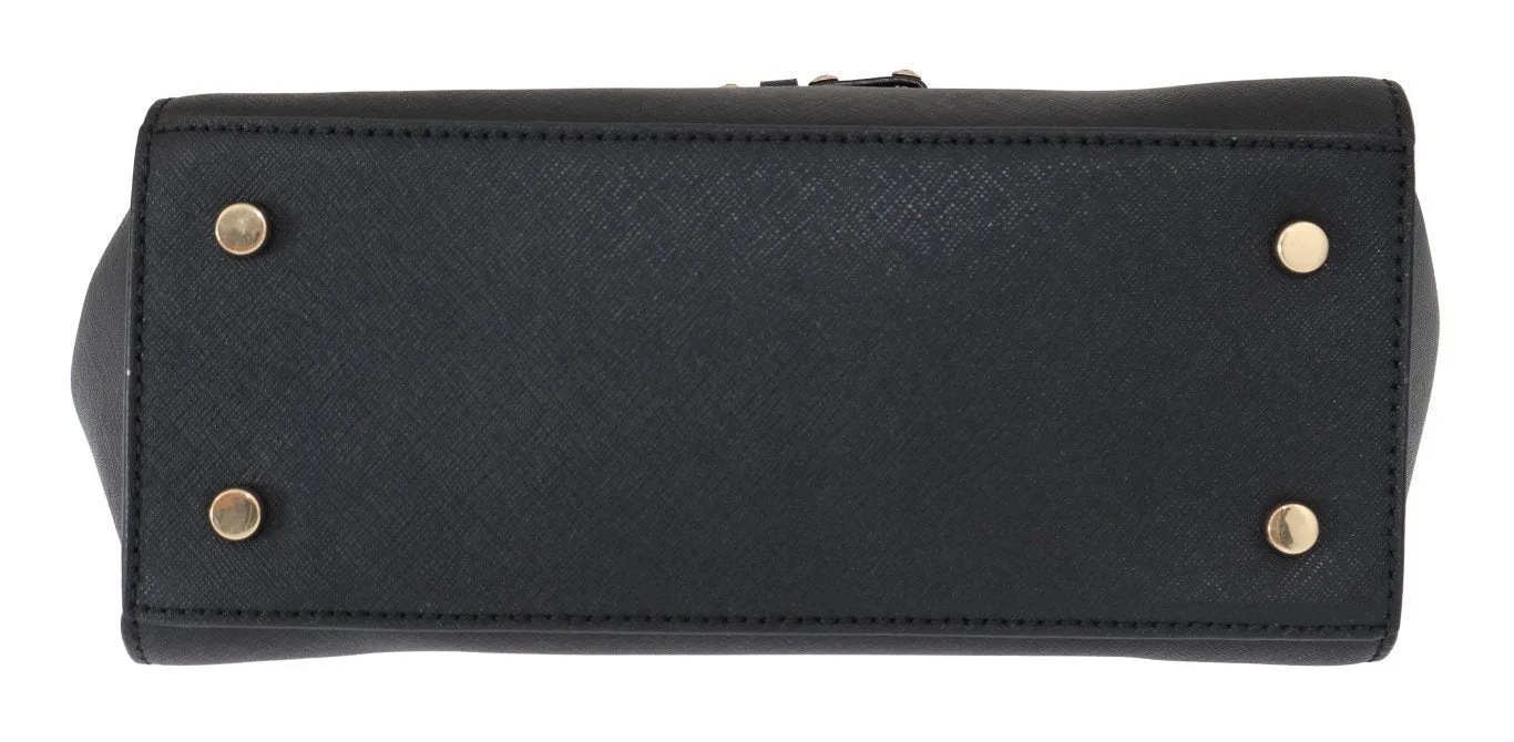Black SMALL HANDLEE Leather Handbag