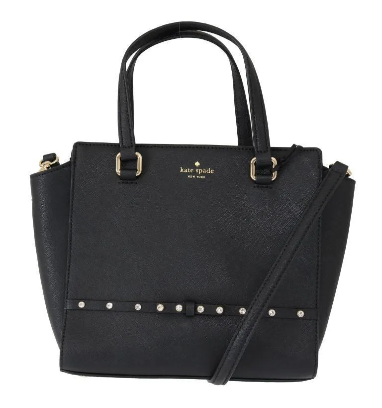 Black SMALL HANDLEE Leather Handbag