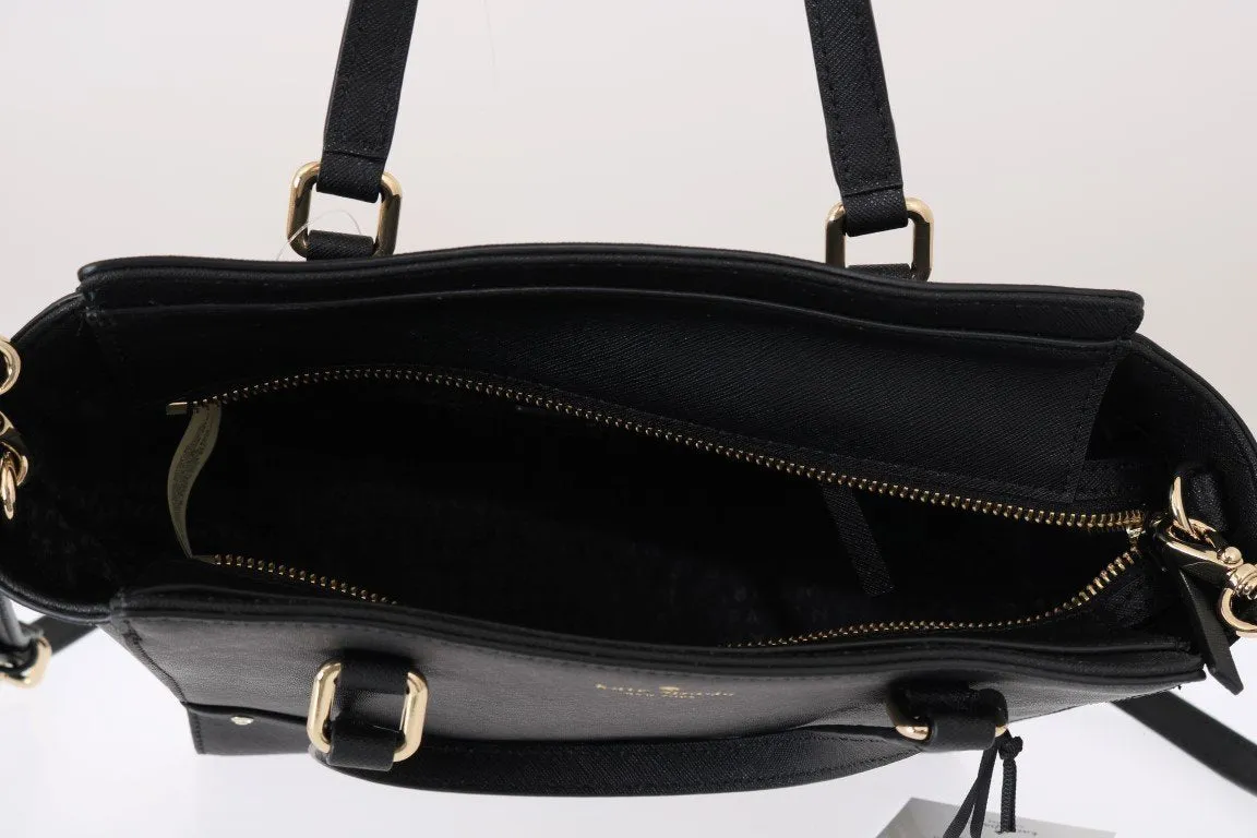 Black SMALL HANDLEE Leather Handbag