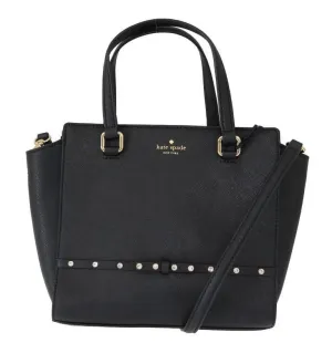 Black SMALL HANDLEE Leather Handbag