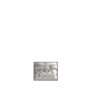 Bottega Veneta Gray Leather Wallet