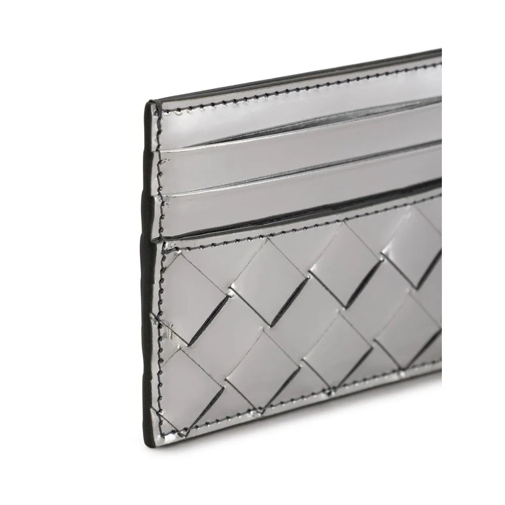 Bottega Veneta Gray Leather Wallet
