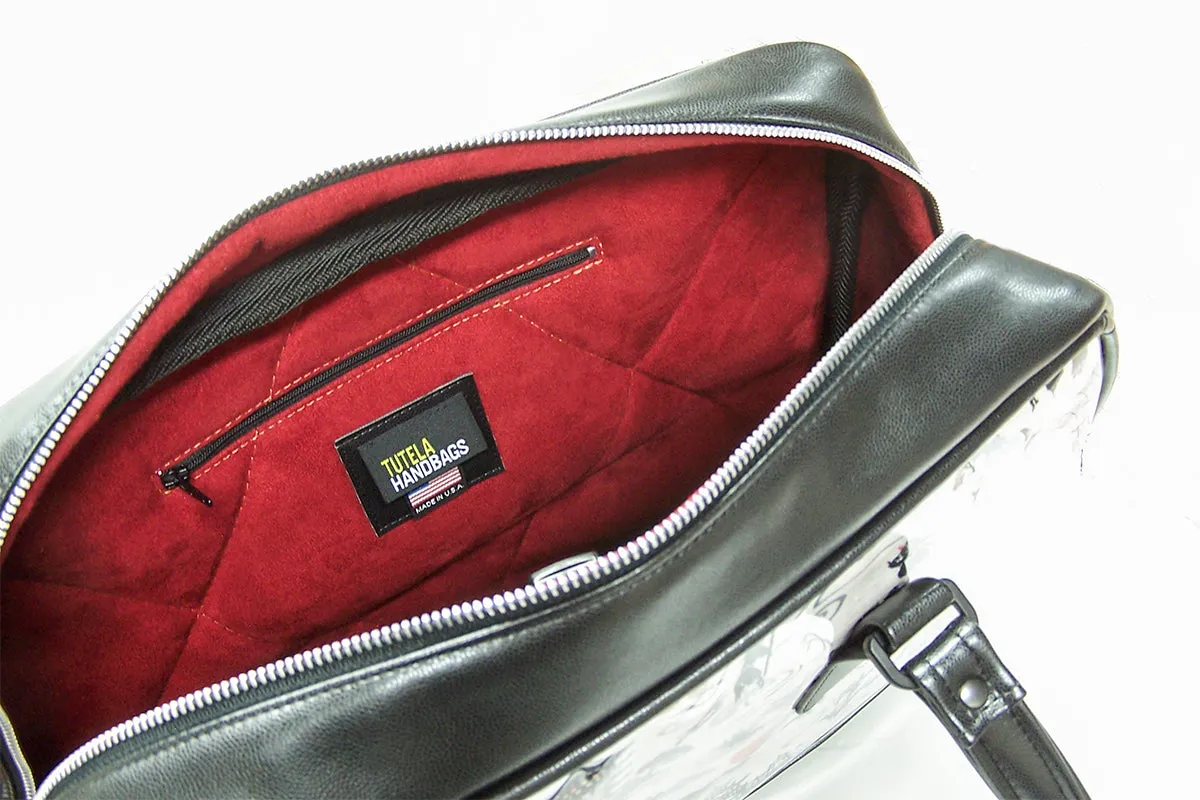 Briefcase in blood moon/samurai