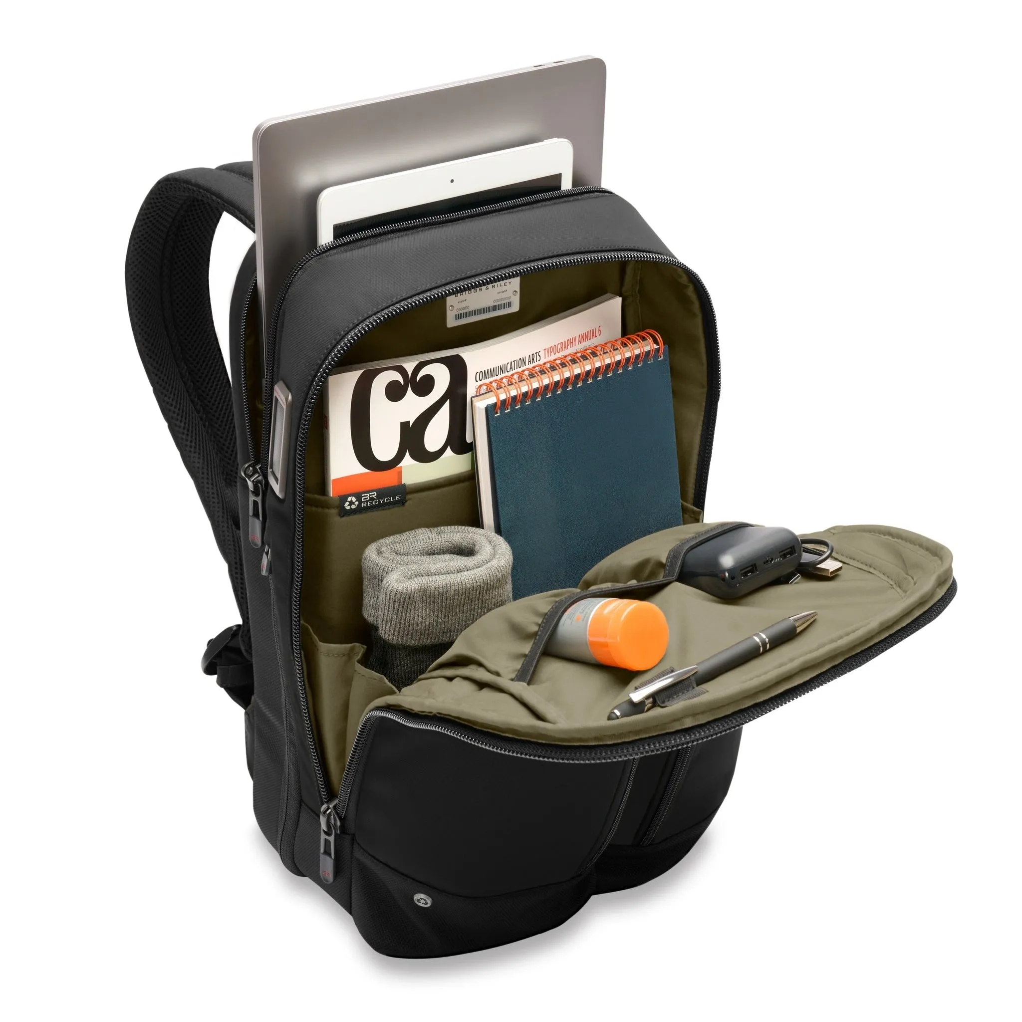 Briggs & Riley Recycled Day Bags Medium Expandable Backpack
