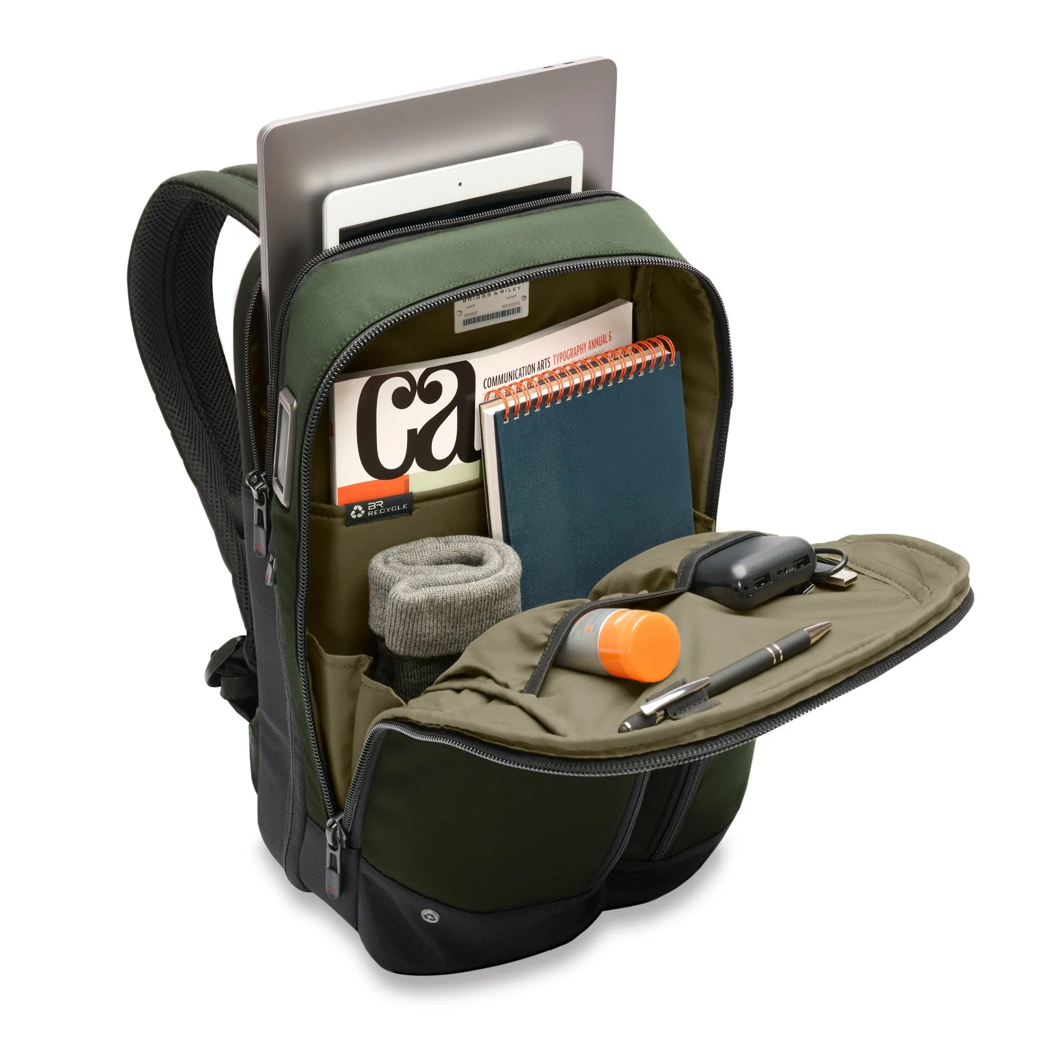 Briggs & Riley Recycled Day Bags Medium Expandable Backpack