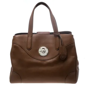 Brown Leather Ricky Tote