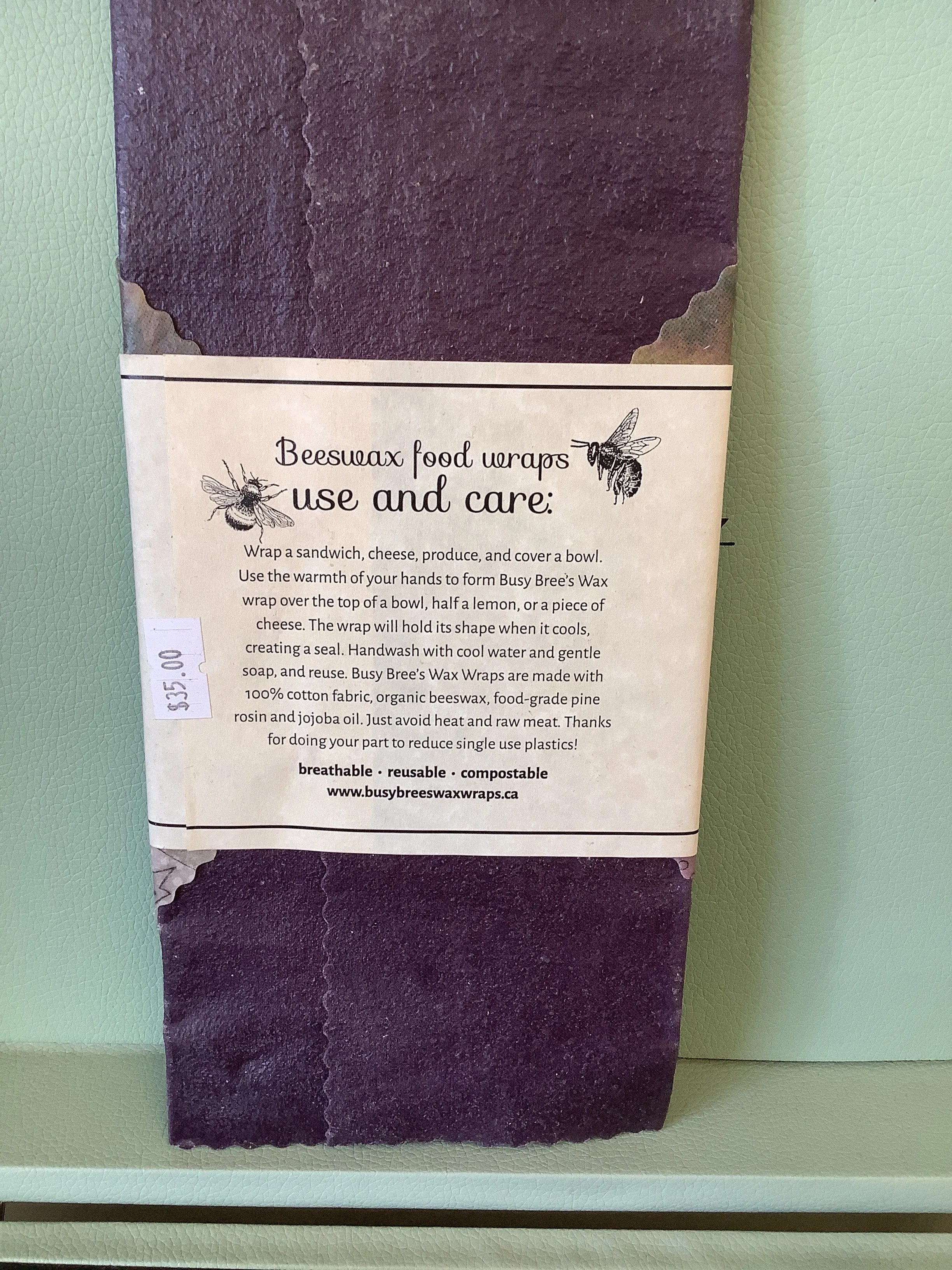Busy Bree’s Wax Wraps Large and Small Pack