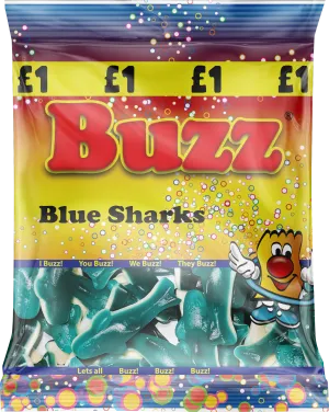 Buzz Sweets Blue Sharks