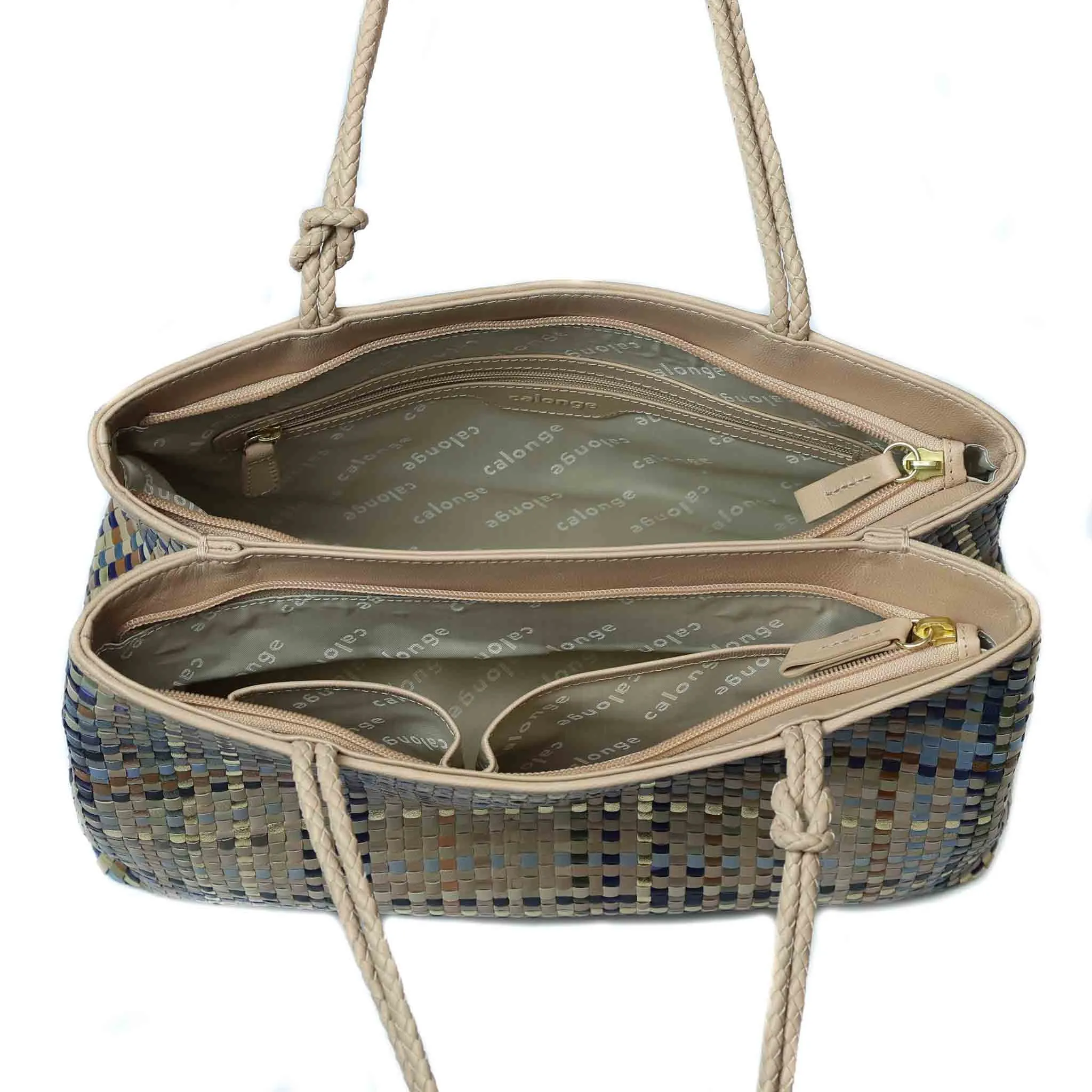 CA 852 - SHOULDER BAG - BEIGE MULTI