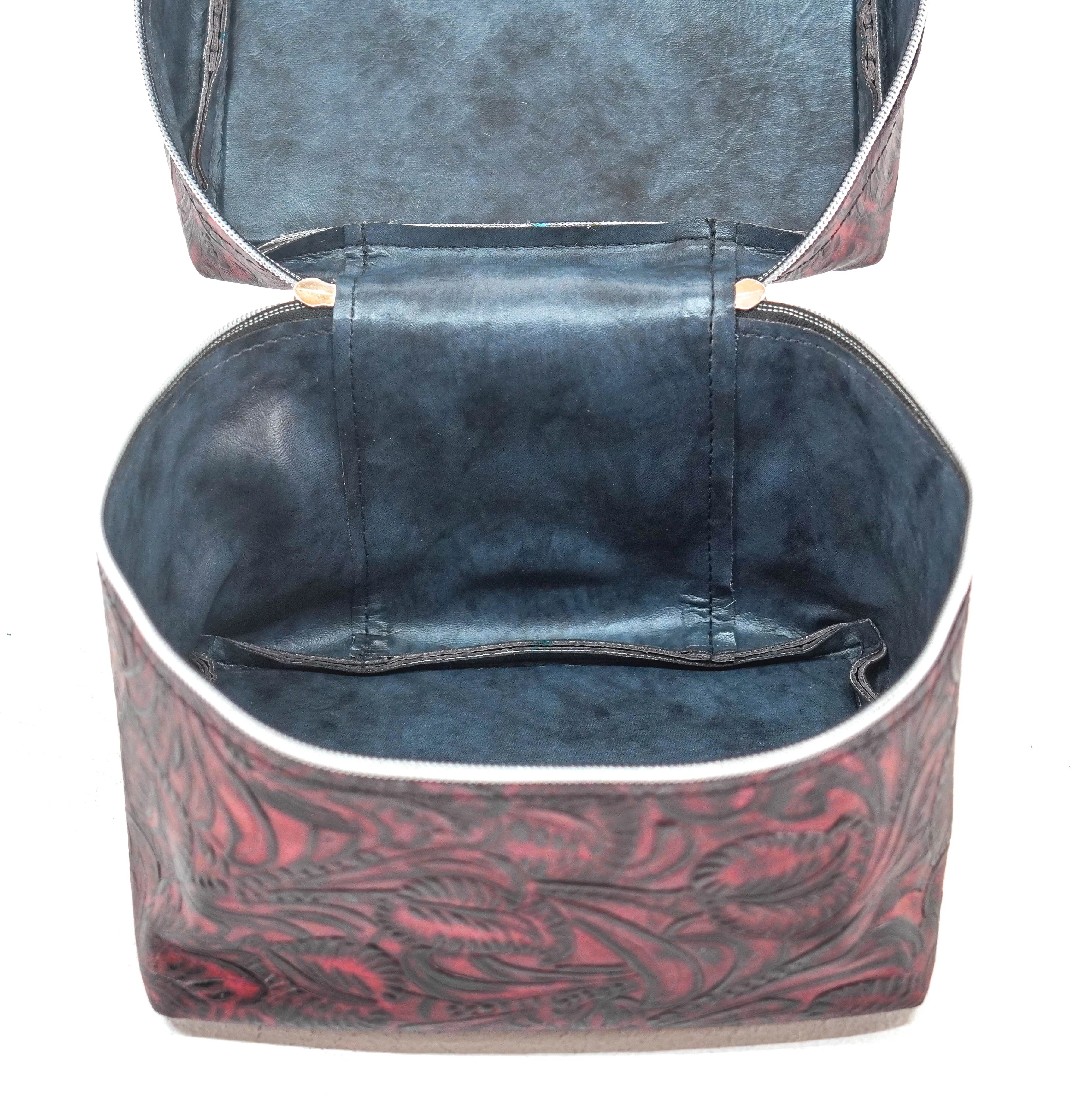 Caboose - All Embossed w/ Burgundy Dallas Tool