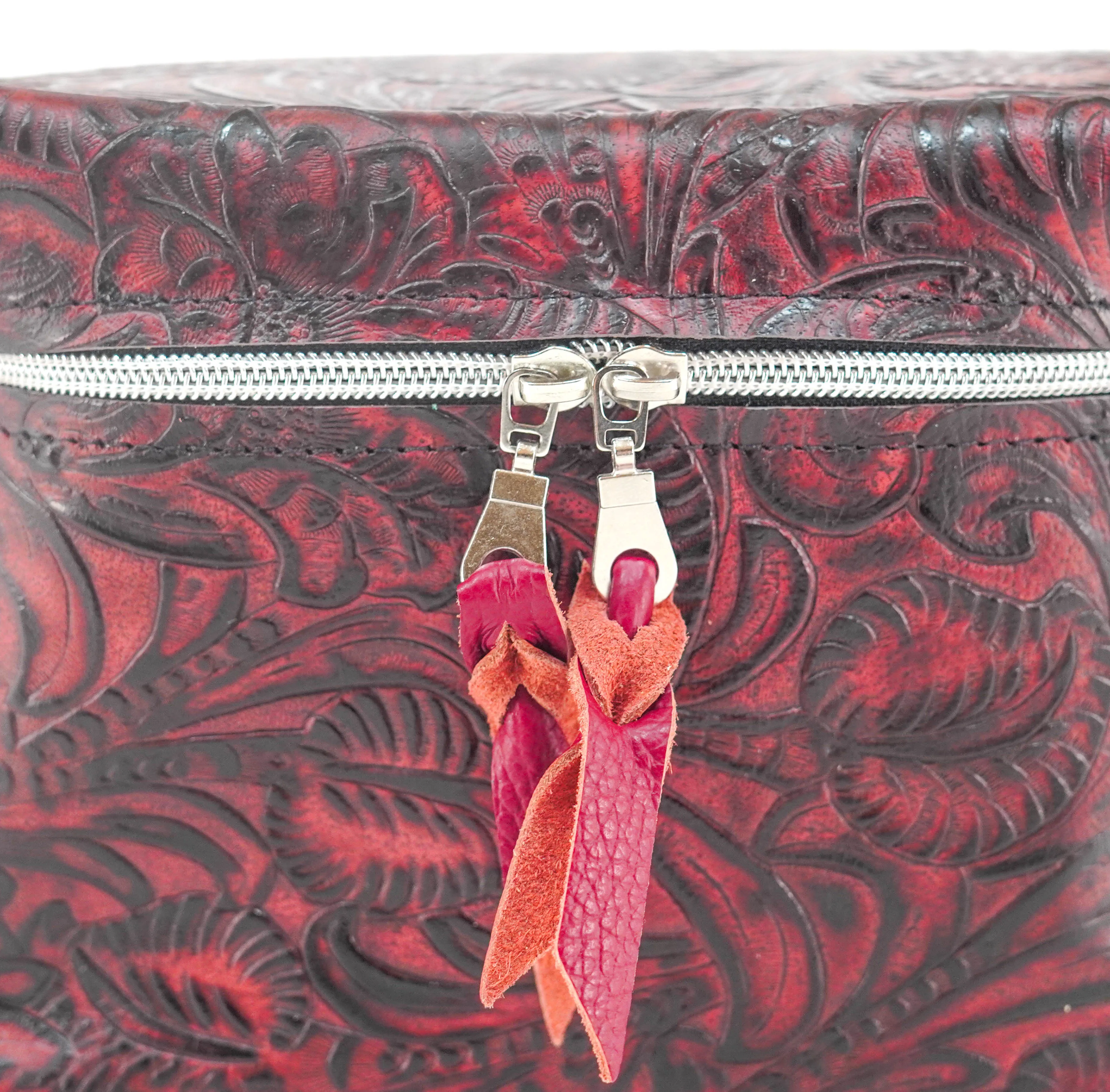 Caboose - All Embossed w/ Burgundy Dallas Tool