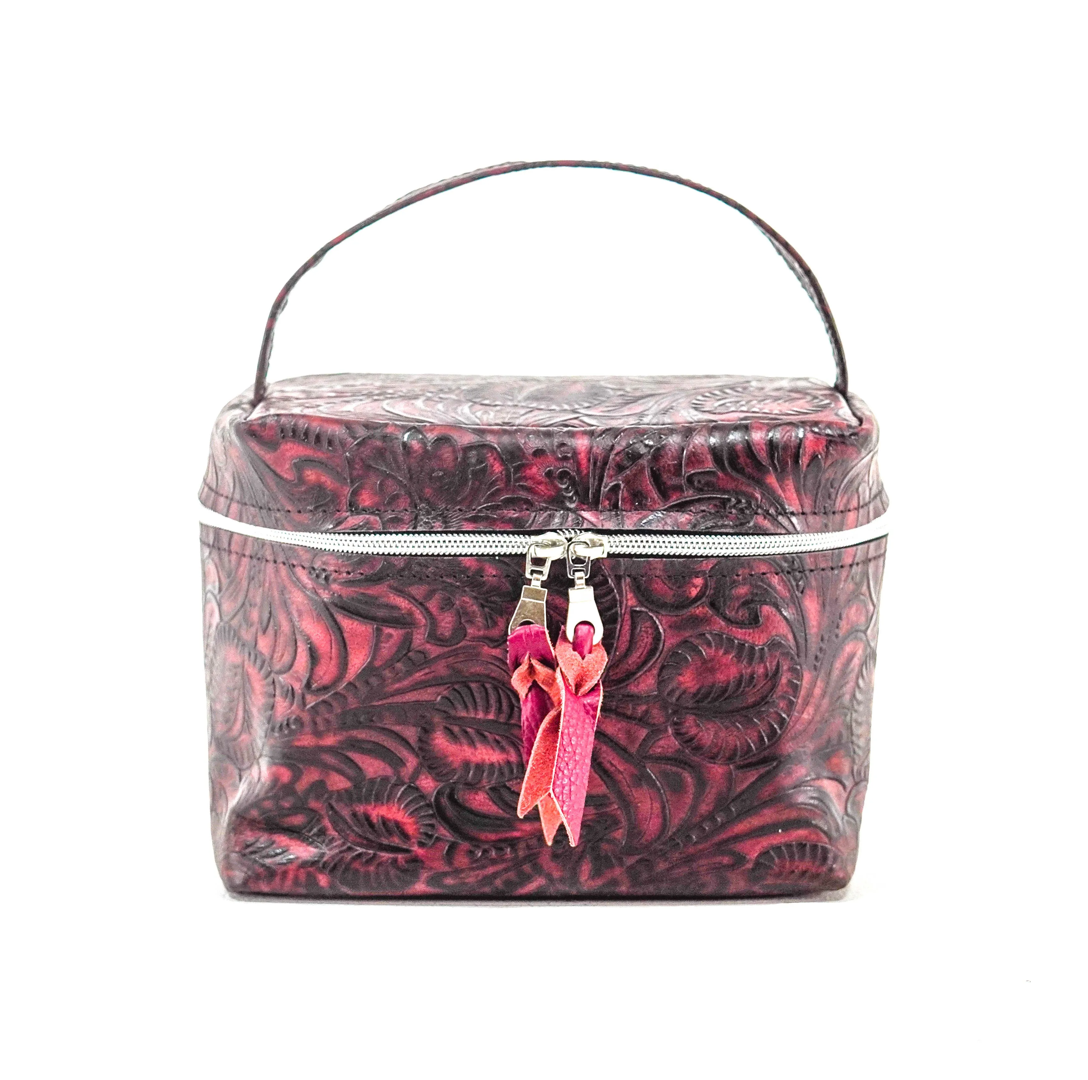 Caboose - All Embossed w/ Burgundy Dallas Tool