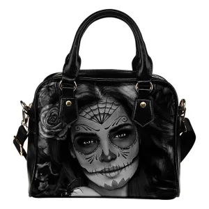Calavera Sugar Skull Shoulder Handbag