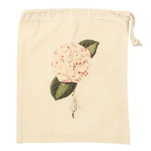 Camellia Small Drawstring Bag