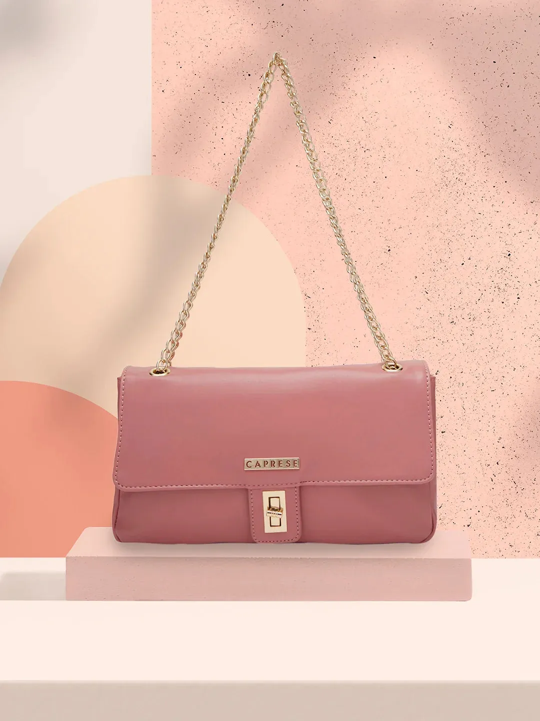 Caprese Darina Medium Soft Pink Satchel Bag