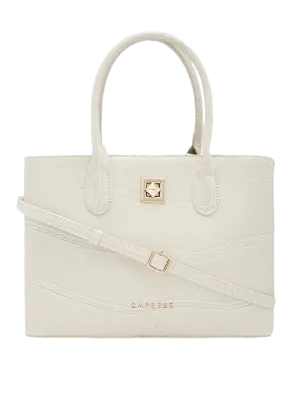 Caprese Mink Small Beige Satchel Bag
