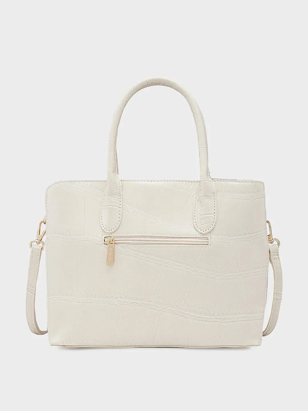 Caprese Mink Small Beige Satchel Bag