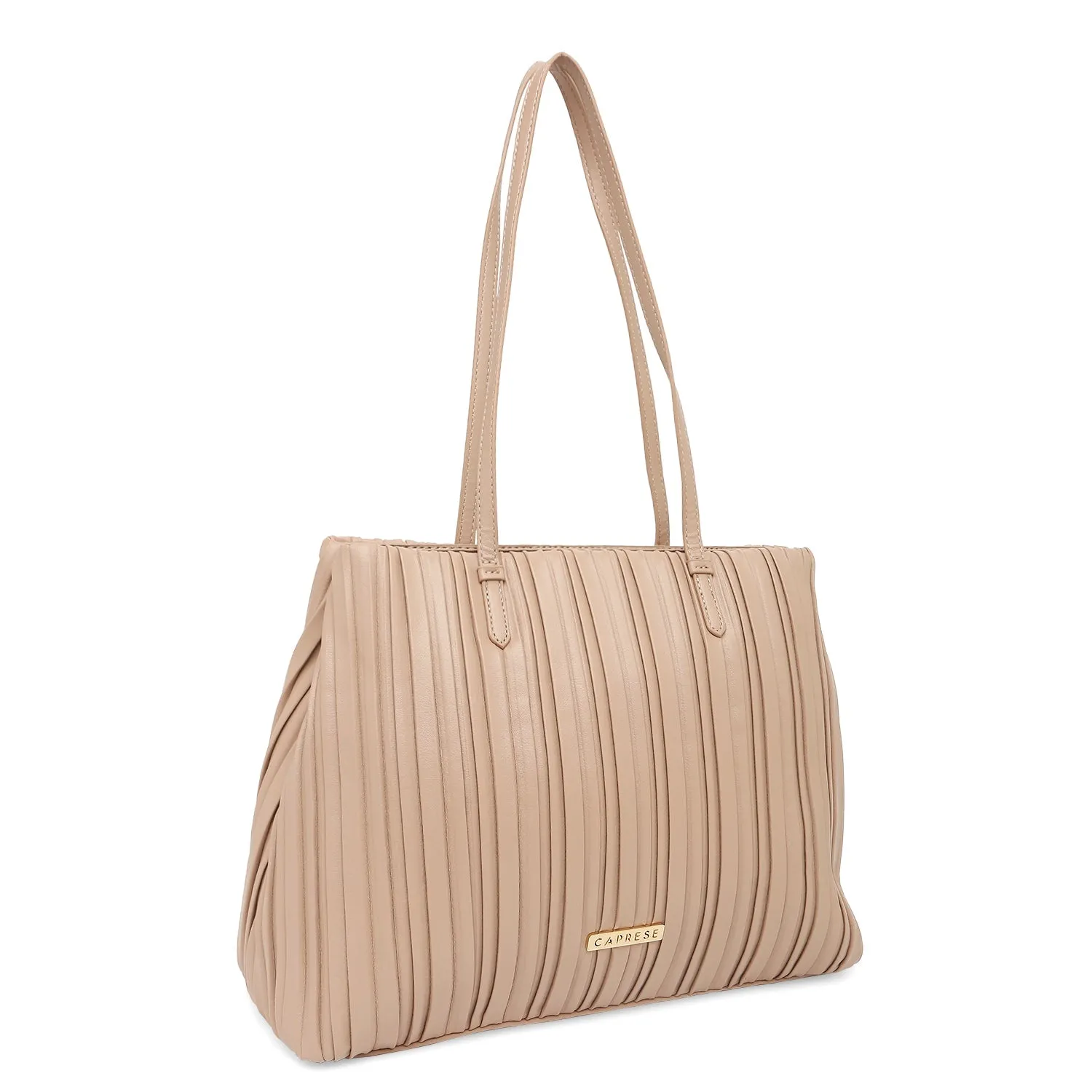 Caprese Olena Large Dull Pink Satchel Bag