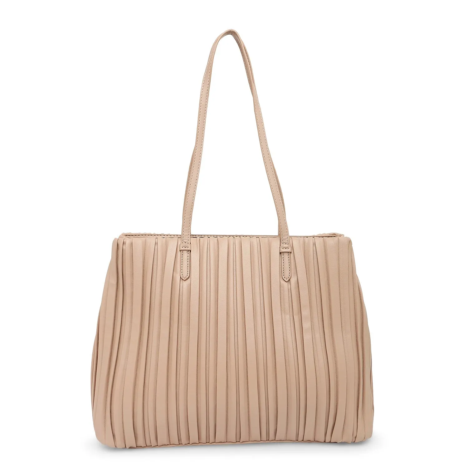 Caprese Olena Large Dull Pink Satchel Bag