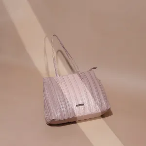 Caprese Olena Large Dull Pink Satchel Bag