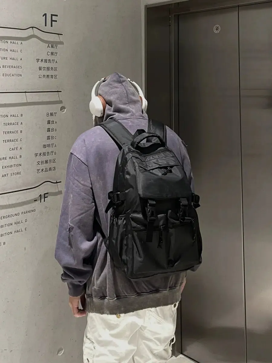 Casual Multiple Pockets Backpack