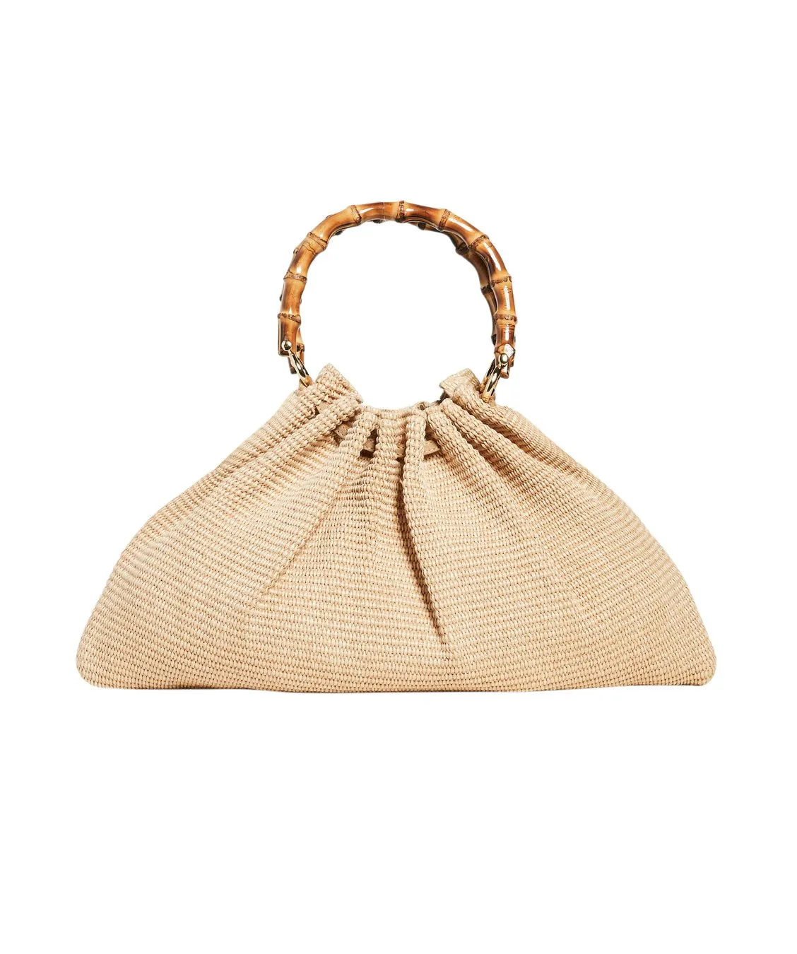 Caterina Raffia Bamboo Bag