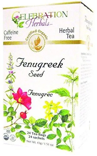 Celebration Herbals Fenugreek Seed Organic 24 Tea Bags