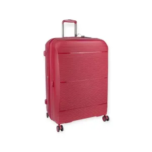 Cellini Qwest Large 4 Wheel Trolley Case Red