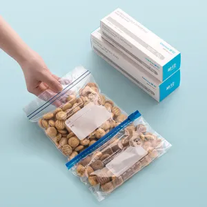 Chahua Opus Large Food Storage Zipper Bags - 25 Pieces