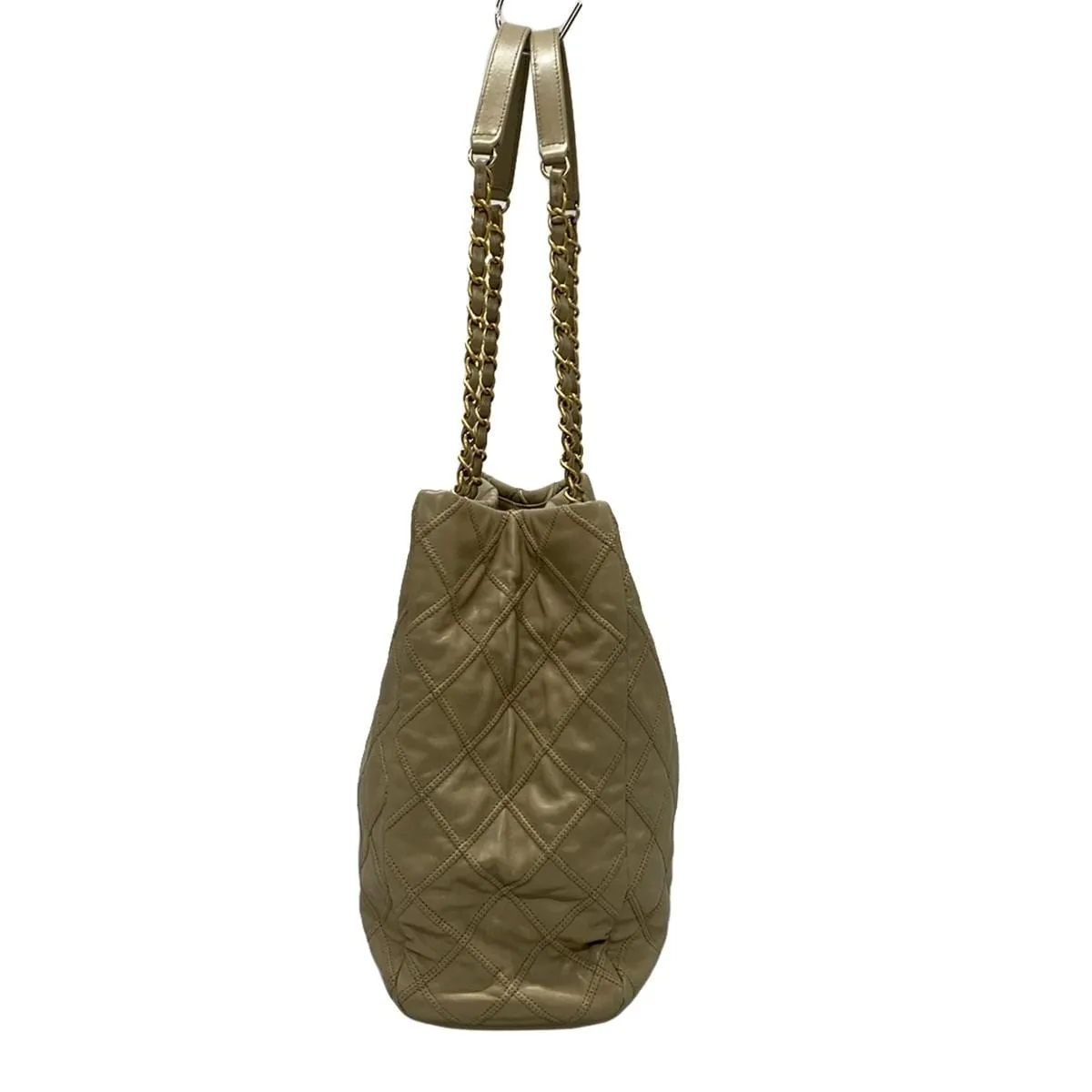Chanel Beige Shopping Tote