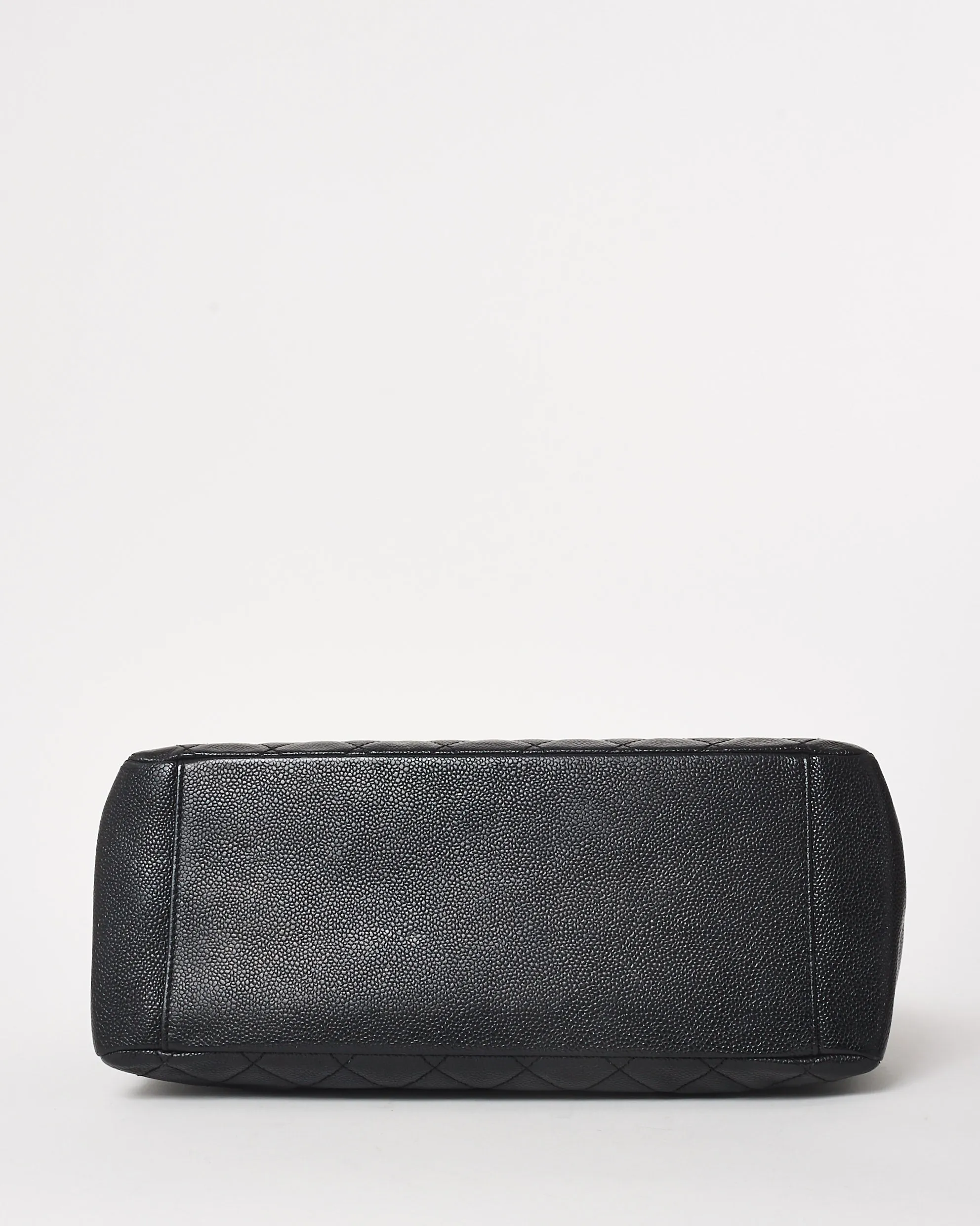 Chanel Black Caviar Leather GST Shopping Bag