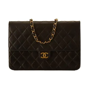 Chanel Black Quilted Chain Shoulder Bag