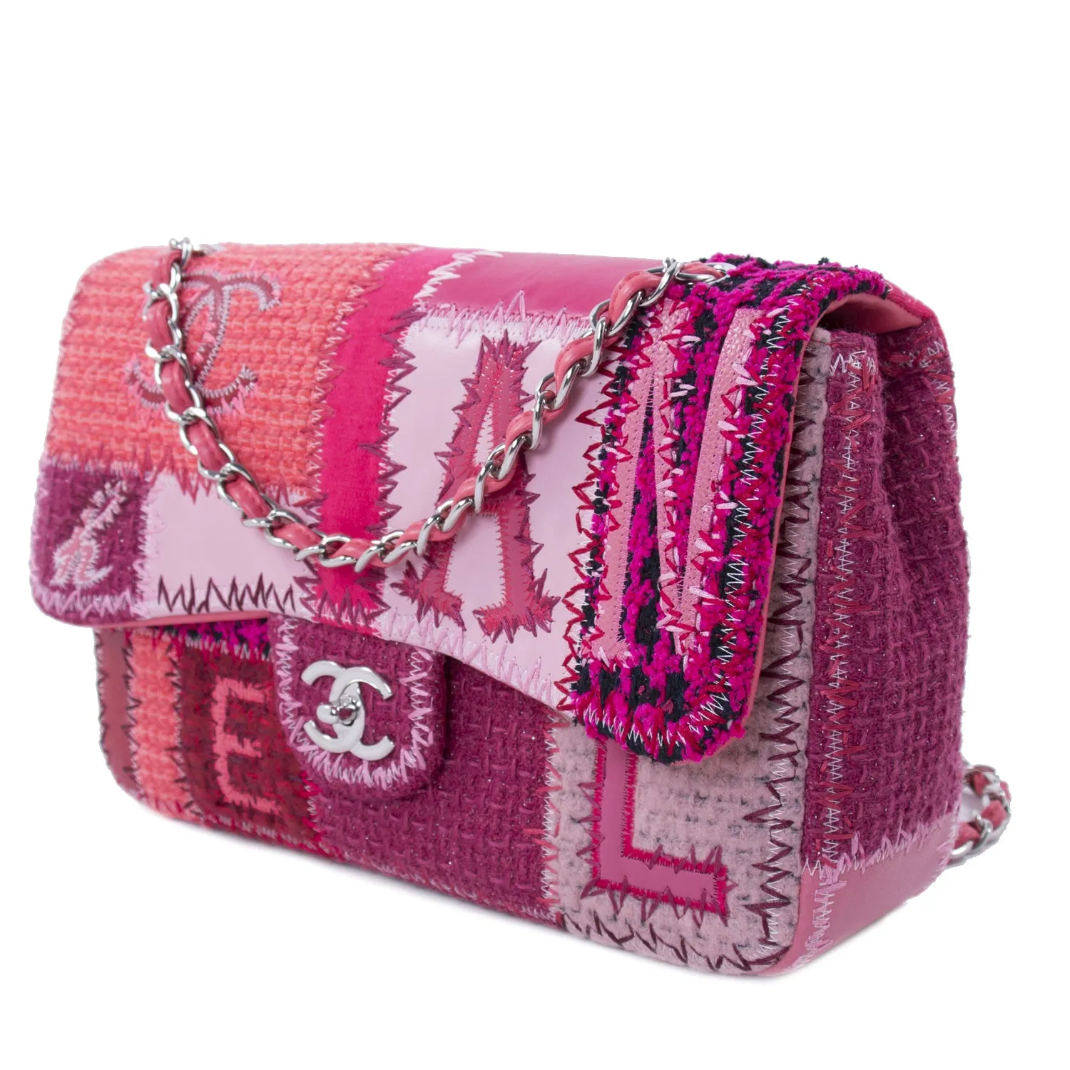 Chanel Classic Patchwork Jumbo Single Flap Bag