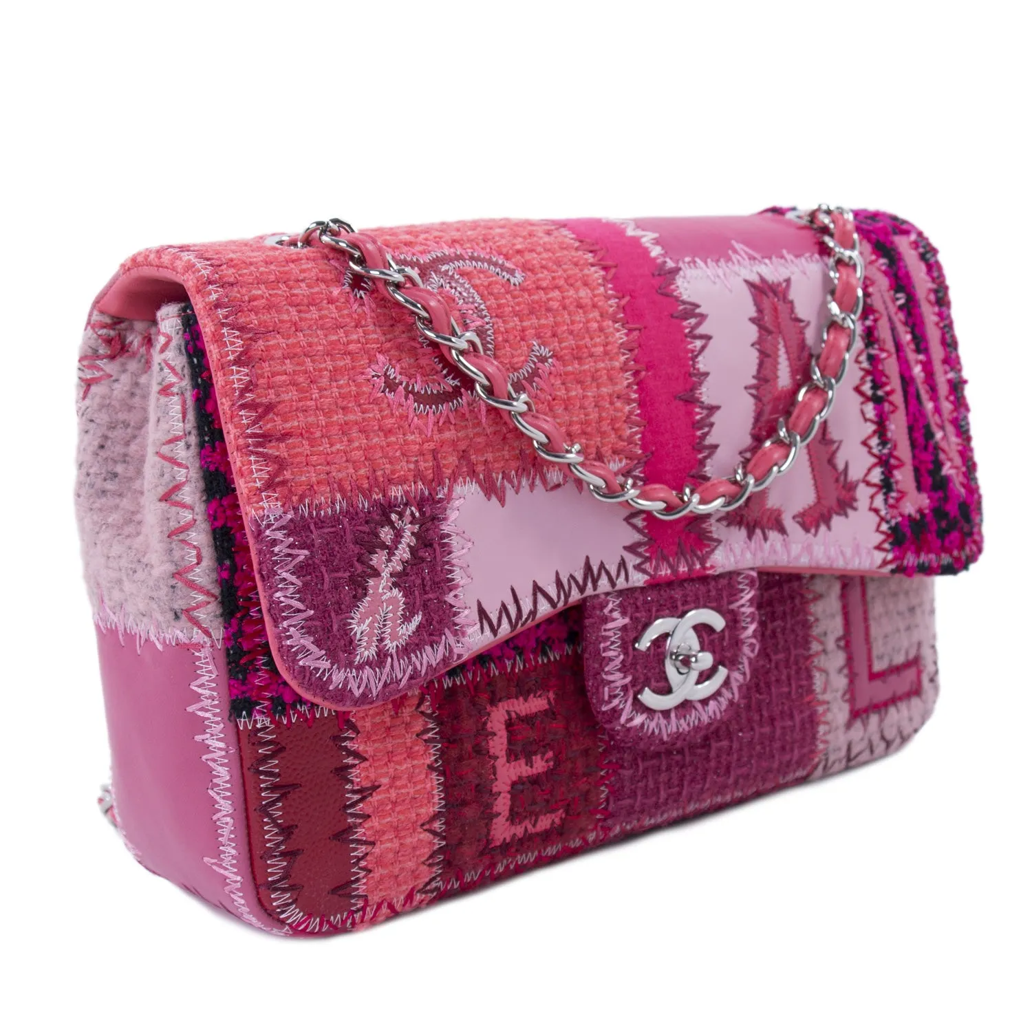 Chanel Classic Patchwork Jumbo Single Flap Bag