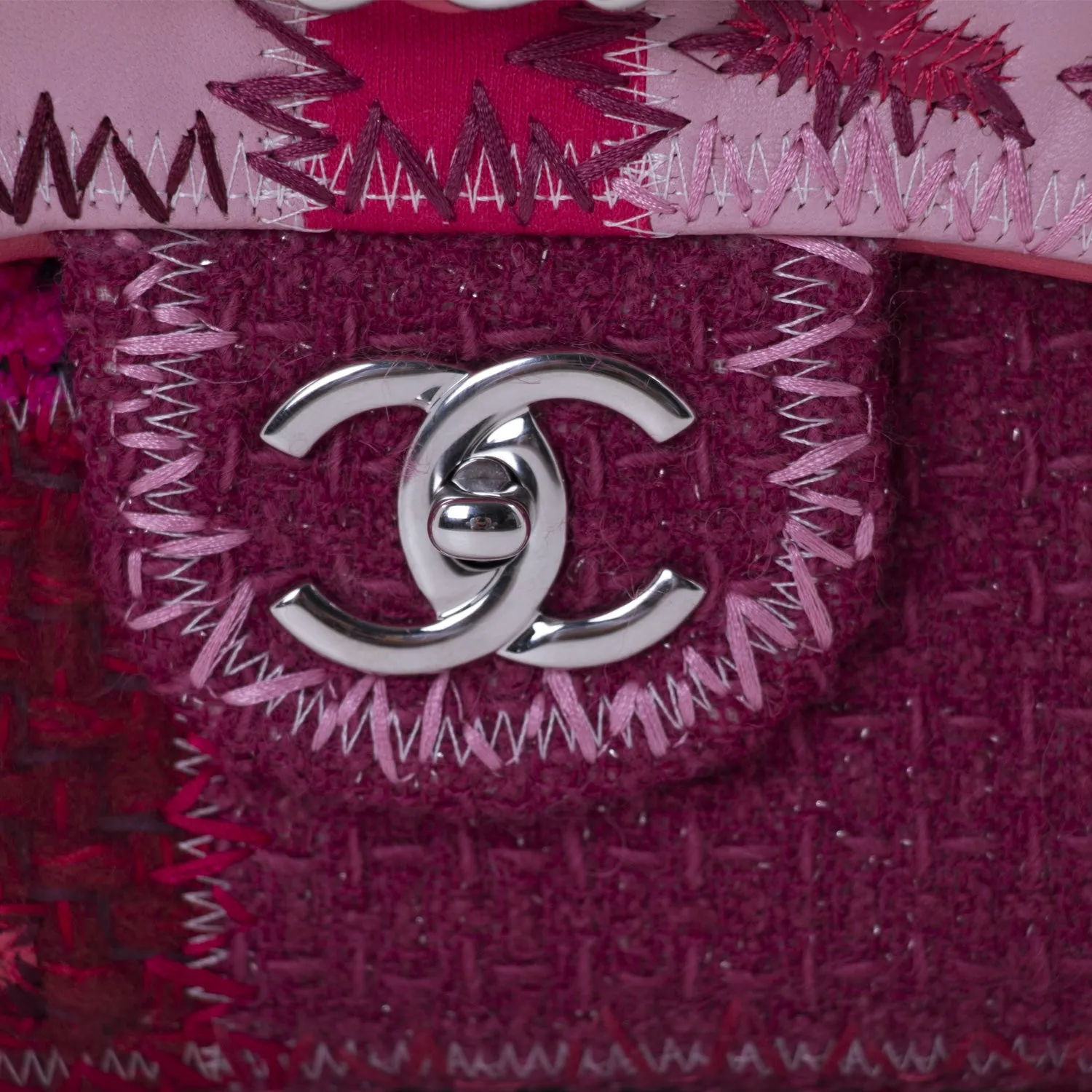 Chanel Classic Patchwork Jumbo Single Flap Bag