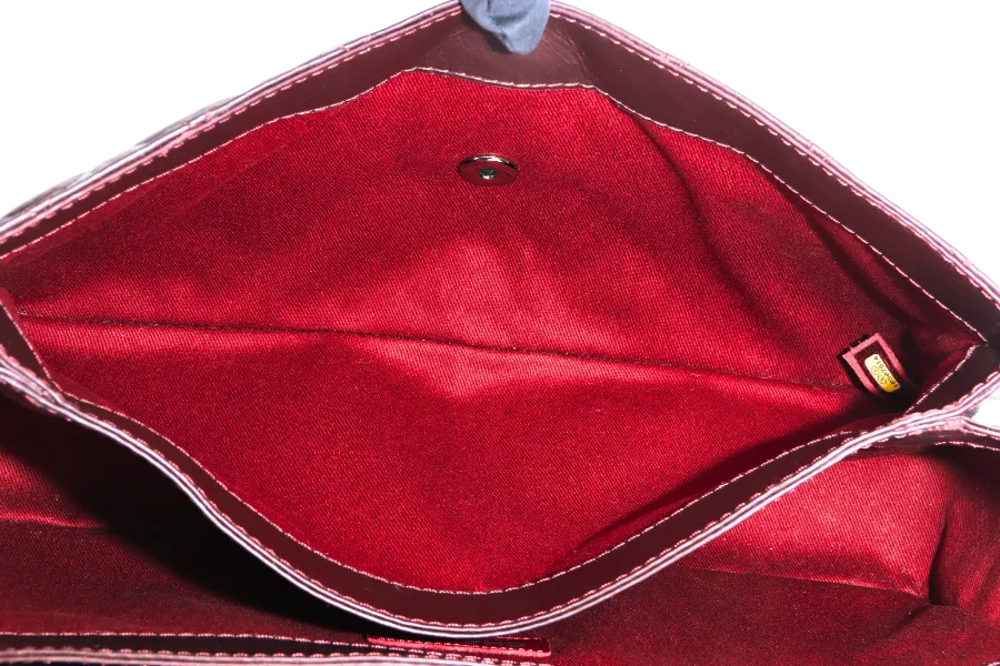 CHANEL LADY PEARLY FLAP (1690xxxx) BURGUNDY DISTRESSED LEATHER SILVER HARDWARE WITH CARD, DUST COVER & BOX