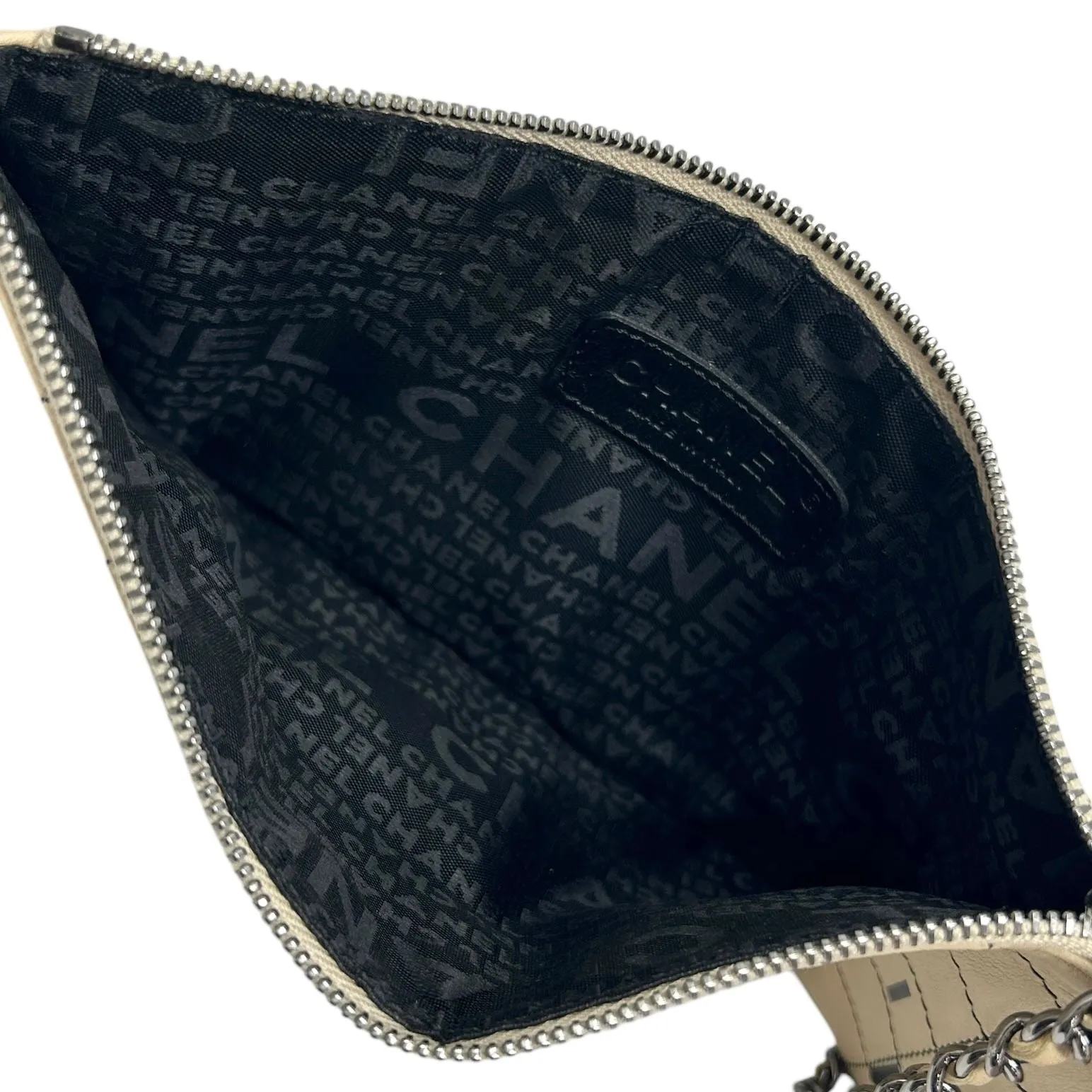 Chanel Leather Crossword Shoulder Bag