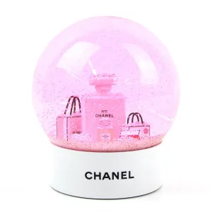 Chanel | Pink Snow Globe Perfume Shopping Bag | Medium