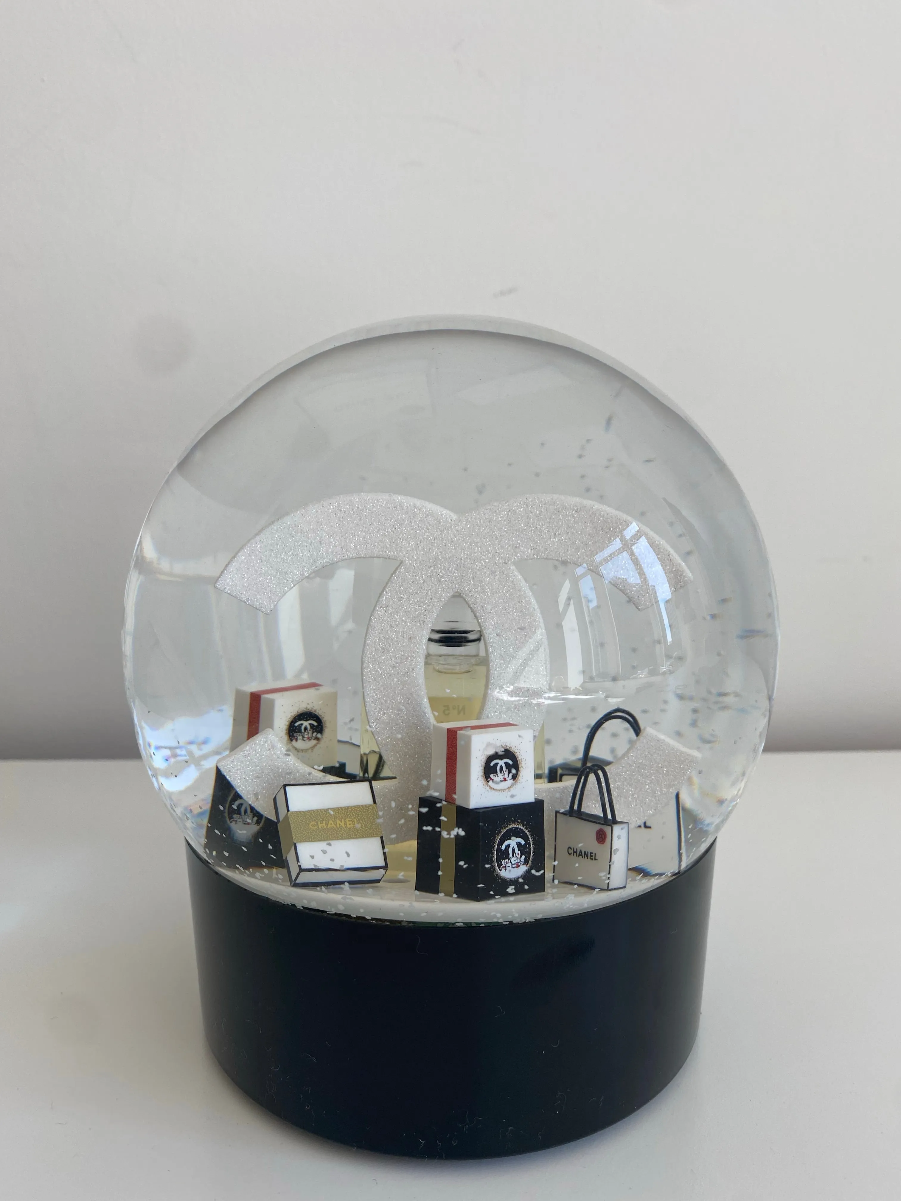 Chanel | Snow Globe Perfume Shopping Bag | LARGE