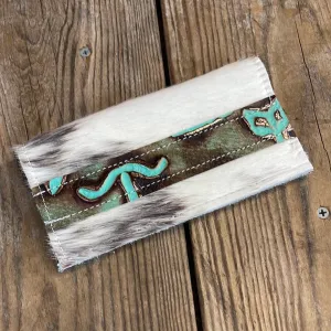 Checkbook Cover - Tricolor w/ Patina Brands